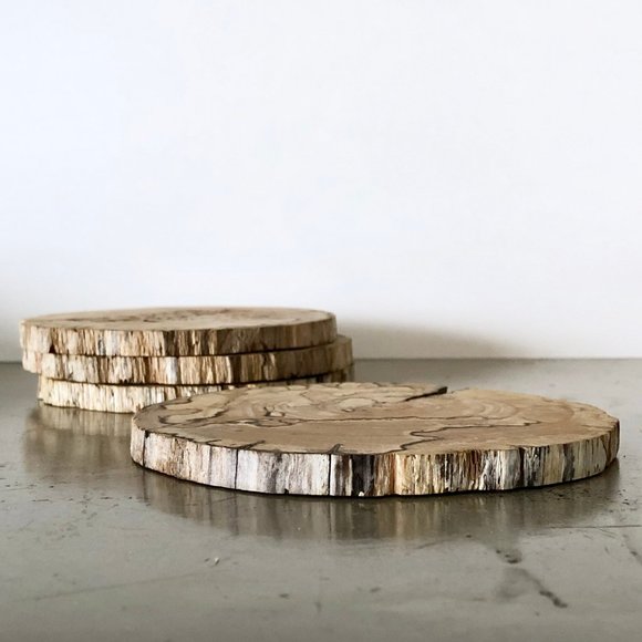 A set of Driftwood Coasters from Strange Fellows - Picture 9 of 16